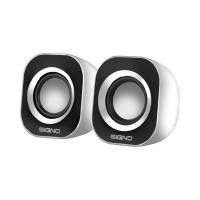 ราคา SIGNO SP-617 ZAGGO Desktop Speaker ลำโพง คอมพิวเตอร์ White (12836144)