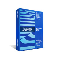 ราคา Bantex กระดาษ A4 80แกรม กระดาษถ่ายเอกสาร 1รีม 1กล่อง/5รีม บรรจุ 500 แผ่นใน1รีม Copy Paper A4-70gsm 500แผ่น (12801087)