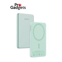 ราคา AUKEY PB-MS07 Magnetic Power Bank (5000mAh) พาวเวอร์แบงค์ Mint Blue (12838636)