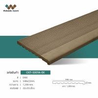 ราคา ไม้เทียม Watsaduniyom ไม้บันไดภายนอก WPC (OST-S001A) 348x22x1.2mm TEAK (12778344)