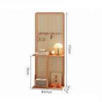 ราคา Loadingofficial-ฉากกั้นไม้ไผ่สไตล์ญี่ปุ่น มีตะขอสำหรับแขวนและชั้นวางของ #ทักดูรีวิวงานจริงได้ก่อนน้าา สีไม้อ่อน (12839738)