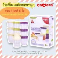 ราคา Pump Nom Happy ถ้วยเก็บน้ำนม-อาหาร Camera พร้อมฝาเกลียวปิด จำนวน 10ใบ แบรนด์ Camera normal (12301603)