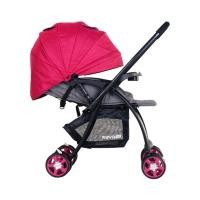 ราคา Pump Nom Happy CAMERA รถเข็นเด็ก รุ่น REVA AIR พกพาง่าย ปรับเข็นสองด้าน RevaAir-แดง (12303293)