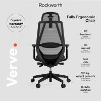 ราคา Rockworth เก้าอี้สำนักงาน รุ่น VERVE Highback สีดำ (12752269)
