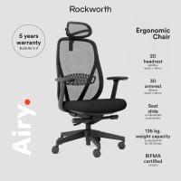 ราคา Rockworth เก้าอี้ทำงาน รุ่น AIRY Highback สีดำ (12752477)
