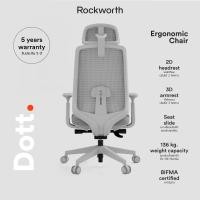 ราคา Rockworth เก้าอี้ทำงาน รุ่น DOTT Highback สีขาว (12752261)