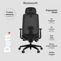 ราคา Rockworth เก้าอี้ทำงาน รุ่น DOTT Highback สีดำ (12752260)