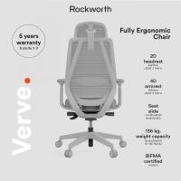 ราคา Rockworth เก้าอี้สำนักงาน รุ่น VERVE Highback สีขาว (12752270)