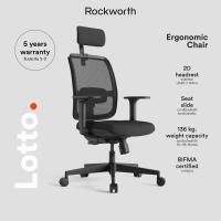 ราคา Rockworth เก้าอี้ทำงาน รุ่น LOTTO Highback สีดำ (12752505)