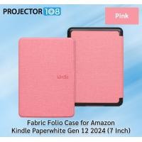 ราคา (No Brand) Fabric Folio Case for Amazon Kindle Paperwhite Gen 12 (7 Inch) Pink (12839939)