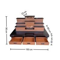 ราคา 8KARAT design โต๊ะหมู่บูชาโมเดิร์น แข็งเเรง สีทูโทน ลึก80ซม. ยาว150ซม. สูง90ซม (10453682)