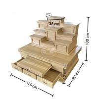 ราคา 8KARAT design โต๊ะหมู่บูชาโมเดิร์น สีMaple (1.2.12) ลึก80ซม. ยาว120ซม. สูง100ซม สีMaple (10453716)