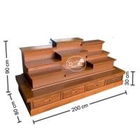 ราคา 8KARAT design โต๊ะหมู่บูชาโมเดิร์น (1.4.0) ลึก80ซม. ยาว200ซม. สูง90ซม (10453760)