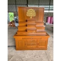 ราคา 8KARAT design โต๊ะหมู่โมเดิร์น ฉากหลังใบโพธิ์ 80*150*190ซม. (10453771)