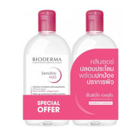 ราคา BIODERMA - Sensibio H2O Micellar Water Cleansing Makeup Remover 500ml x 2 (B0026746)
