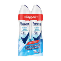ราคา REXONA - Shower Clean Brightening Antiperspirant Spray 135ml x 2pcs (B0075484)