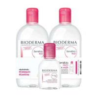 ราคา BIODERMA - Sensibio H2O Micellar Water Cleansing Makeup Remover 500ml x 2, 100ml (B0038576)