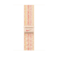 ราคา สาย Nike Sport Loop Starlight/Pink สำหรับ Apple Watch 45มม. (10673607344446)