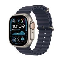 ราคา Apple AW 49mm Natural Titanium Case Ultra 2 GPS + Cellular - Navy Ocea (11402552705342)