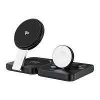 ราคา แท่นชาร์จชาร์จไร้สาย Choetech Qi2 3 in 1 Travel (15037364633971)