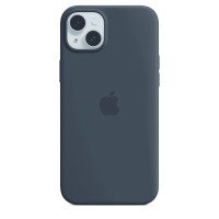 ราคา iPhone 15 Plus Silicone Case with MagSafe - Storm Blue (10673650663742)