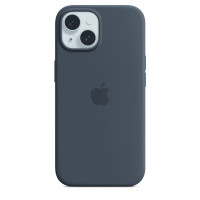 ราคา iPhone 15 Silicone Case with MagSafe - Storm Blue (10673634640190)
