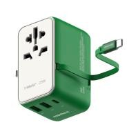 ราคา หัวชาร์จ Momax 1-World+ 3-Port มีสาย USB-C ในตัว กำลังไฟ 25W (15039387599219)