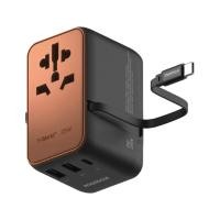 ราคา หัวชาร์จ Momax 1-World+ 3-Port มีสาย USB-C ในตัว กำลังไฟ 25W (15039387763059)