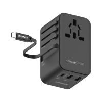 ราคา หัวชาร์จ Momax 1-World+ GaN 70W พร้อมสาย USB-C ในตัว (3 พอร์ต) (15039395365235)