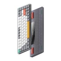 ราคา คีย์บอร์ดไร้สาย Nuphy Air 75 V2 Lunar Grey - Cowberry Switch (11141787582782)