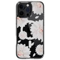 ราคา เคส Switcheasy Pattern รองรับ MagSafe สำหรับ iPhone 16 Pro Max สี White Flower (11379324027198)