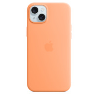 ราคา iPhone 15 Plus Silicone Case with MagSafe - Orange Sorbet (10673671471422)