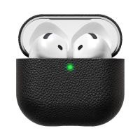 ราคา เคสหนัง Keybudz Artisan Leather สำหรับ AirPods 4 สี Black (15025404445043)
