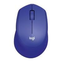 ราคา เมาส์ไร้สาย M331 Silent Plus Logitech - Blue (15188050968947)