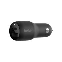 ราคา BELKIN 37W BOOST CHARGE Dual USB-C 25W, USB-A 12W Car Charger (10810966835518)