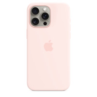 ราคา iPhone 15 Pro Max Silicone Case with MagSafe - Light Pink (10673694376254)