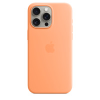 ราคา iPhone 15 Pro Max Silicone Case with MagSafe - Orange Sorbet (10673695621438)