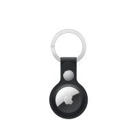ราคา AirTag Leather Key Ring - Midnight (10673850351934)