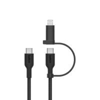 ราคา สายชาร์จ BELKIN BoostCharge Pro 2 in 1 USB-C and Lightning (15121969643891)