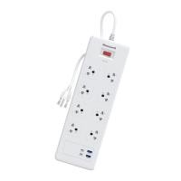 ราคา รางปลั๊กไฟ Honeywell 8 Outlet Surge Protector (14795440193907)