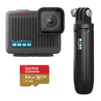 ราคา ชุดกล้อง GoPro Action Camera Hero Fraction (Vlogging Set) (14615479026035)