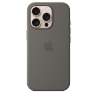ราคา Apple Silicone Case MagSafe iPhone 16 Pro - Stone Gray (11402556047678)