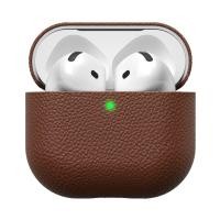 ราคา เคสหนัง Keybudz Artisan Leather สำหรับ AirPods 4 สี Natural Brown (15025404477811)
