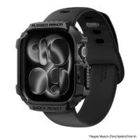 ราคา Spigen Rugged Armor 2 เคส Apple Watch 11 กันกระแทก TPU - Matte Black (15229630284147)