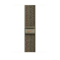 ราคา สาย Nike Sport Loop Sequoia/Orange สำหรับ Apple Watch 45มม. (10673577591102)