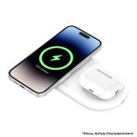 ราคา แท่นชาร์จไร้สาย Belkin Boost Charge Qi2 พร้อม พอร์ต USB-C สี White (10824078033214)