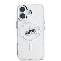 ราคา เคส Karl Karl-Choupette Head สำหรับ iPhone 16 สี White (11407228633406)