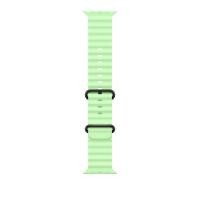 ราคา 49mm Neon Green Ocean Band - Black Titanium Finish (15168724107635)