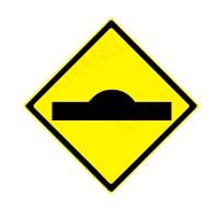 ราคา BISON ป้ายเครื่องหมายจราจร "เตือนรถกระโดด" 45 cm. (23055)