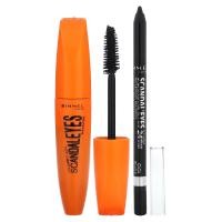 ราคา Rimmel London, Scandaleyes Mascara with Waterproof Kohl Kajal Eyeliner, 003 Extreme Black, 2 Piece Set (RIM-03835)